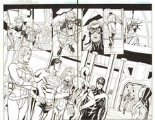 Last Days of Animal Man DPS - Power Girl, Superman Starfire art by Chris Batista