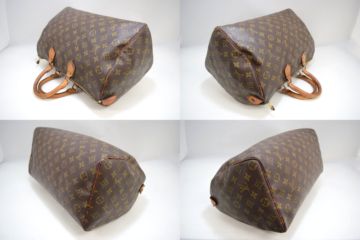 LOUIS VUITTON スピーディー35 M41524 モノグラム Auth Louis Vuitton Speedy 35 Handbag Monogram Canvas M41524 LV