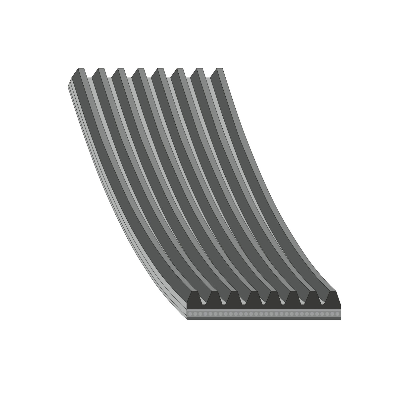 Febi Bilstein Multi V Belt - 46012 - OE Matching Quality and Precision Fit