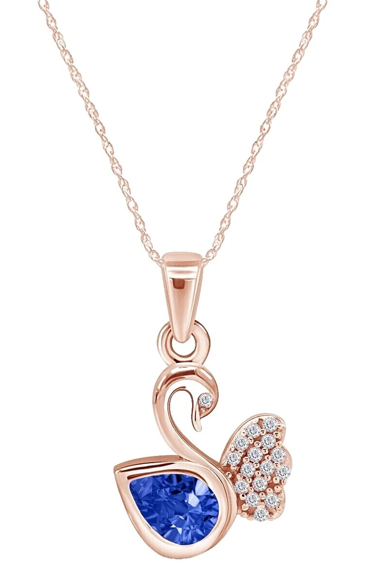 Sapphire Yellow Gold Fashion Necklaces & Pendants