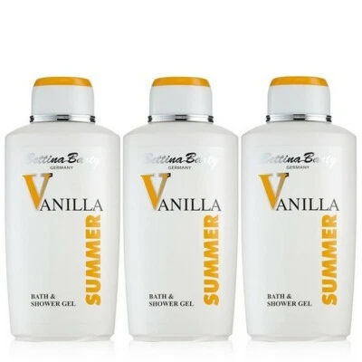 Bettina Barty Summer Vanilla Bath & Shower Gel 3x500 ml