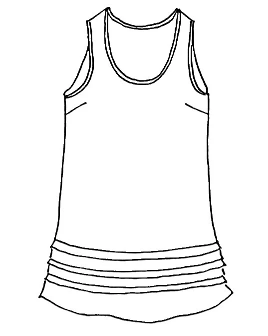 Top de Lino Blanco FLAX para Mujeres