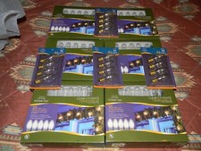 6 Boxes Holiday Time C9 Clear Outdoor Christmas Lights 25 ea. 25 Ft. ea.
