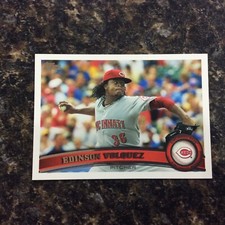 2011 Topps #63 Edison Volquez Cincinnati Reds