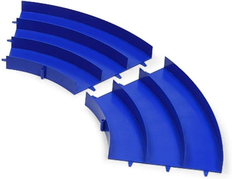 Tamiya Mini 4WD Japan Cup Junior Circuit Curve (Blue/Red) Set of 4