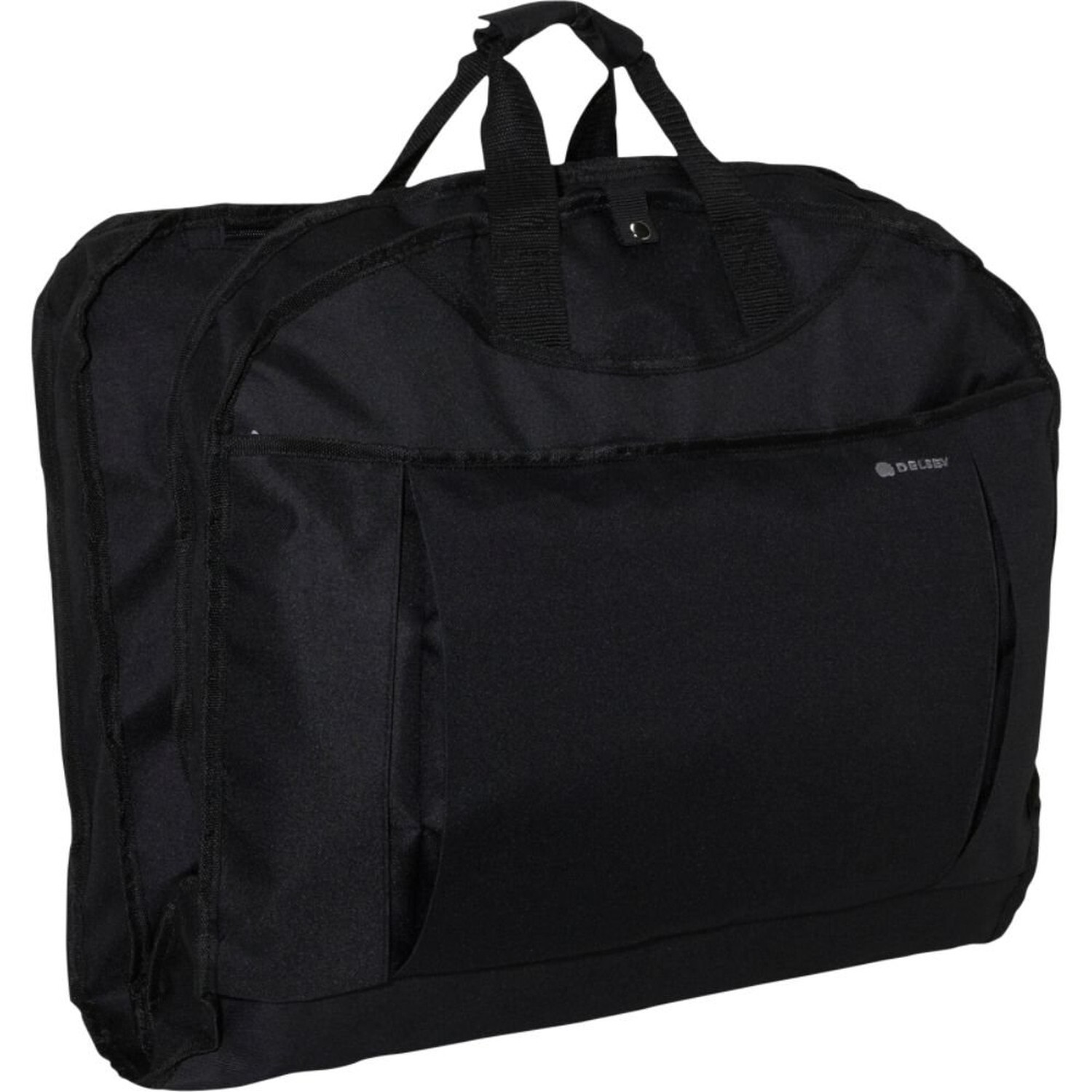 Delsey Paris Lightweight 42-Inch Black Hanging Travel Garment Sleeve Bag