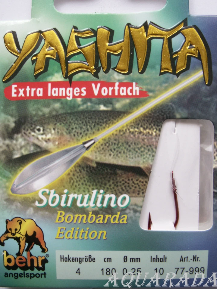 Behr Sbirulino Forellenhaken gebundene Vorfachhaken Angelhaken versch. Größen