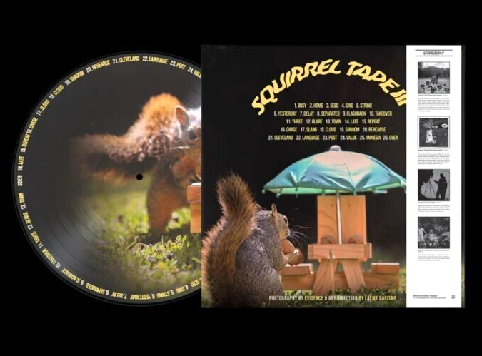 Evidence Vinyl Squirrel Tape Instrumentals Volume 3 Picture Disc