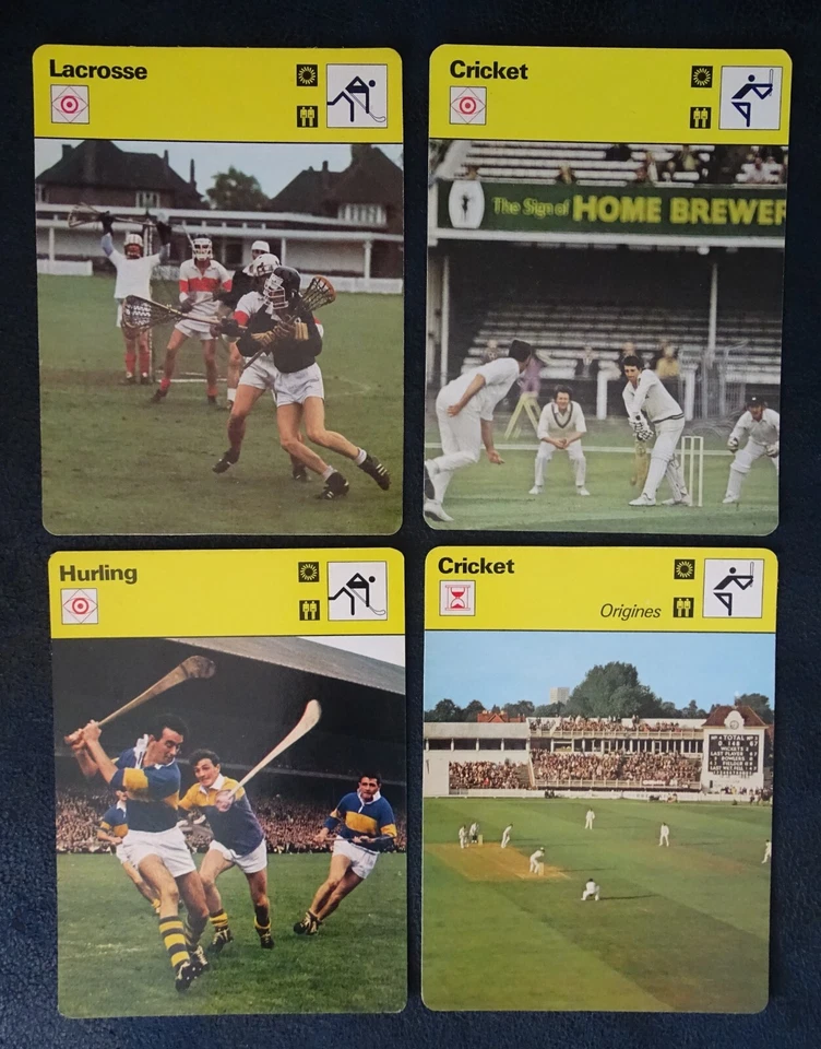 Carte fiche Editions Rencontre - Pelote basque Cricket Squash Hurling - Lot de 9 - Photo 4/4
