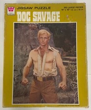 Whitman Doc Savage Ron Ely Jigsaw Puzzle 100 Large Pieces 1975