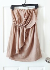 NWT Gap Pleated Front Strapless Dress, Size 0, Womens
