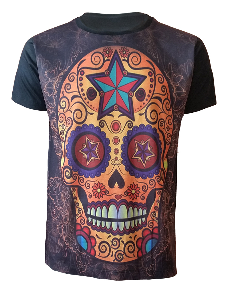 Day Of The Dead Sugar Skull T-Shirt Day Of The Dead Sugar Skull T-Shirt
