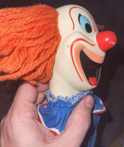 Bozo der Clown Puppe Zugschnur Talker von Mattel Sears Katalog exklusiv 1963 - Bild 6 von 12