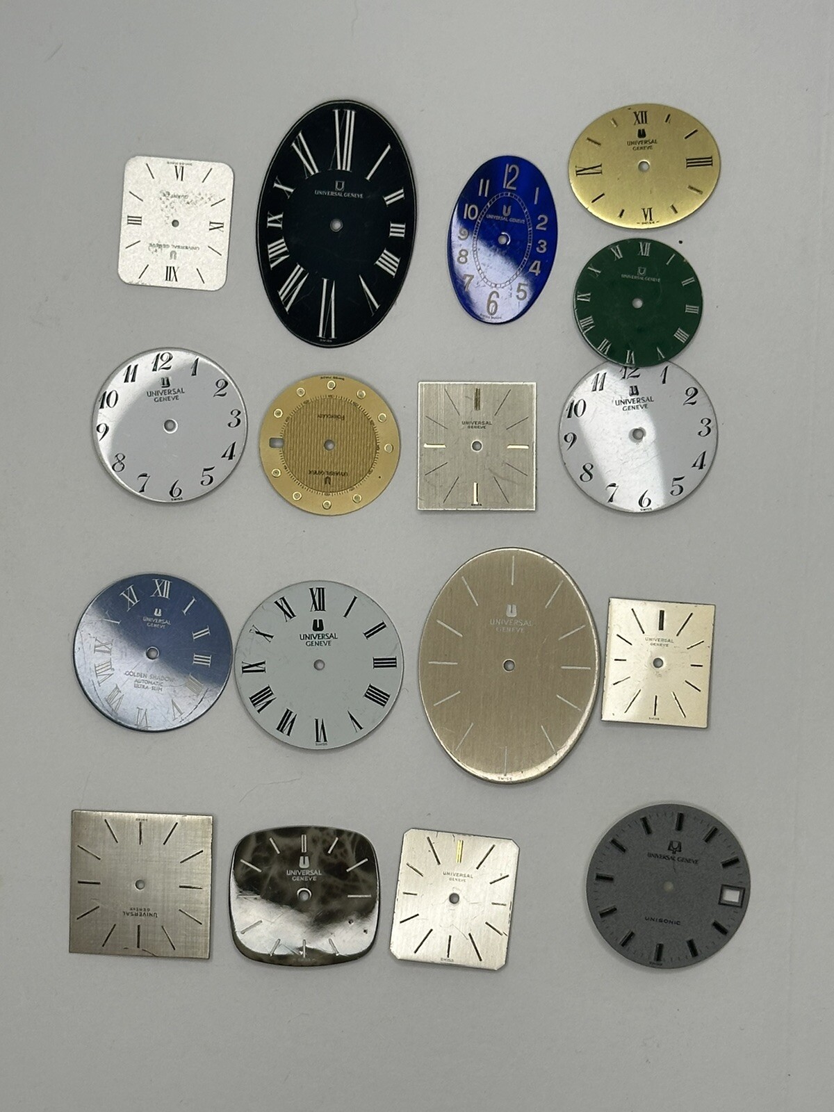 Universal Geneve Dials - Lot Of 17