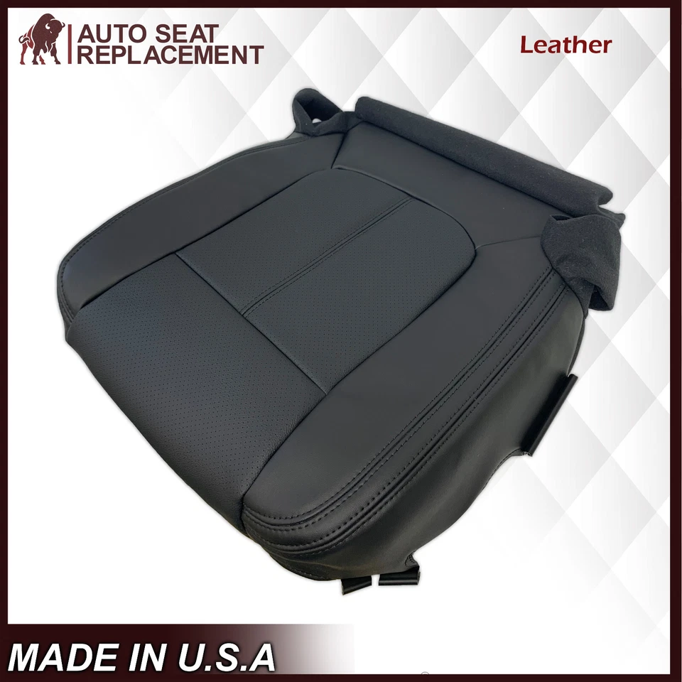 Ford F250 Super Duty Platinum Edition 2014 2015 2016 cuero en cubierta de asiento negra Foto 3 de 4