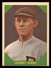 1960 Fleer Baseball Greats Baseball #57 Johnny Evers EX *d3