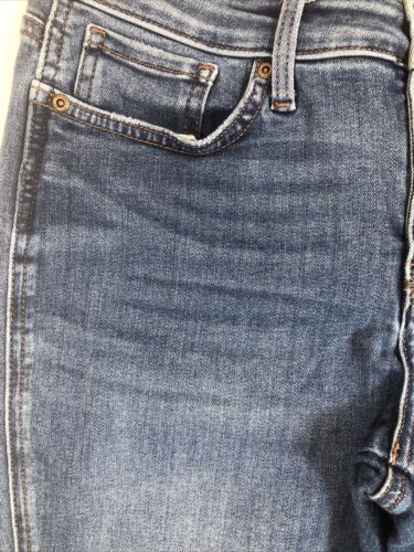 NYDJ Jeans Women’s Size 4 Denim Blue Sabina Capri Ankle Crop Straight Mid Rise - Picture 4 of 18
