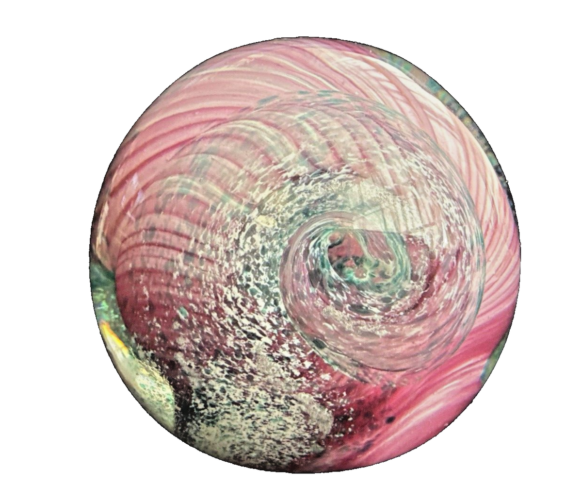 Rare Limited Edition CAITHNESS Scotland Glass Paperweight GGSO 97