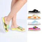 Womens Ladies Sliders Slippers Slip On Summer Beach Flip Flop Flatform Sandals