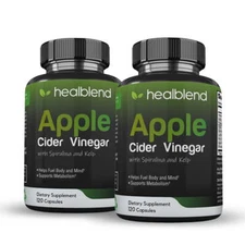 Apple Cider Vinegar, Weight Loss Diet pill Metabolism, Immune Support 2-Pack