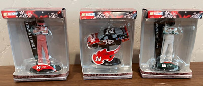 3 Different 2011 NASCAR Christmas Ornaments Tony Stewart #14 Car Dale Erhardt Jr