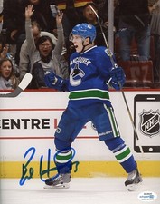 Vancouver Canucks Bo Horvat Signed Autographed 8x10 NHL Photo ACOA CC