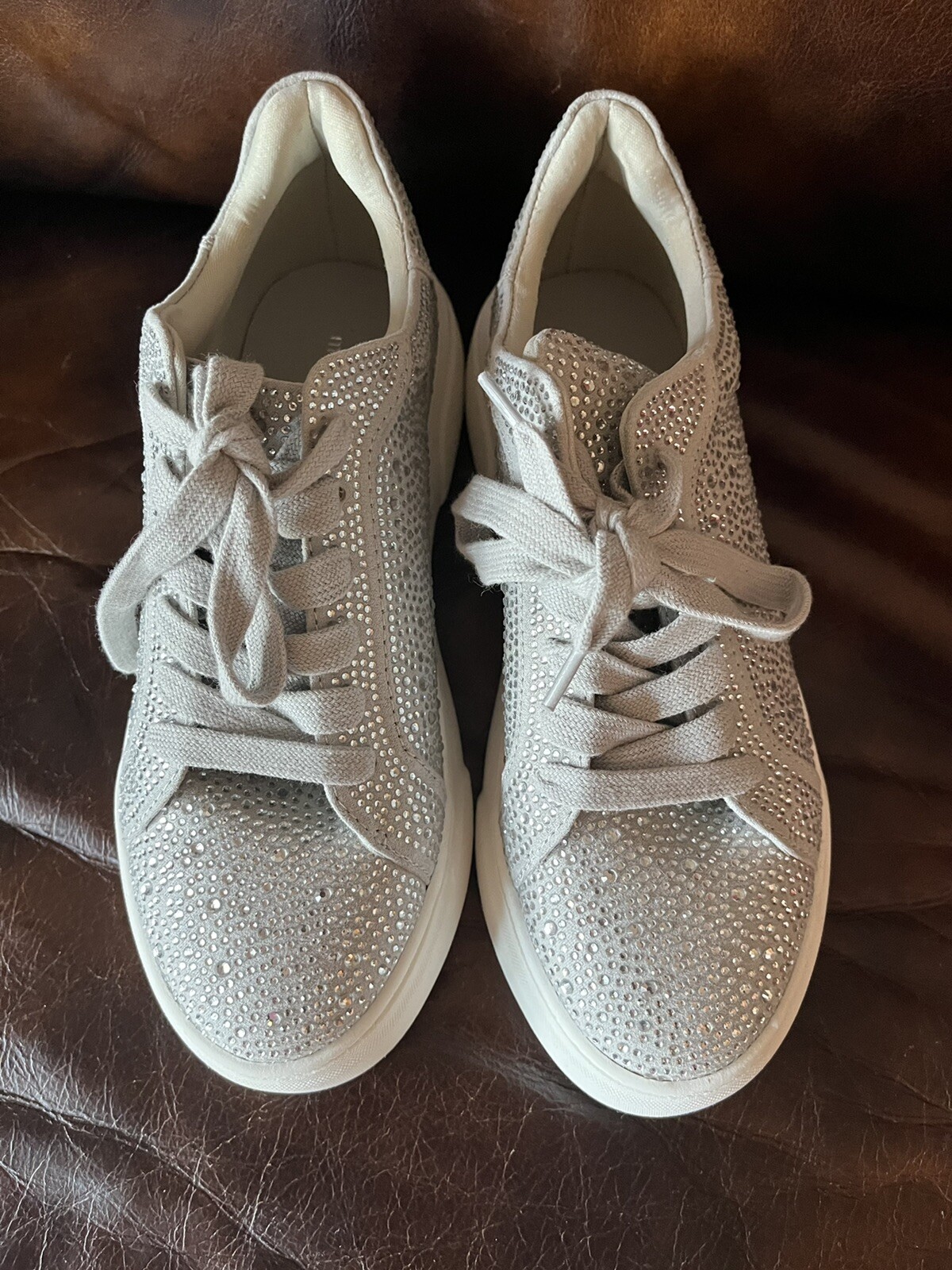 Women’s shoes madden girl rhinestone gray size 7M new! eBay