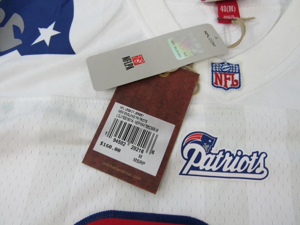 Nueva camiseta Mitchell & Ness 1996 Curtis Martin #28 New England Patriots para hombre $160 Foto 4 de 4