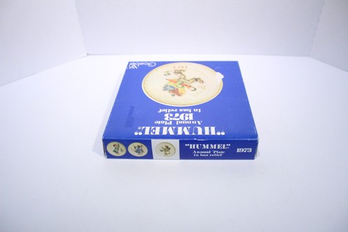 Goebel Hummel 1973 Humm pintado a mano 266 tercer plato anual - Imagen 11 de 14