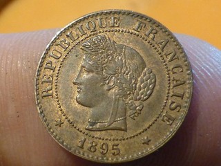 1 CENTIME CERES 1895 A RARE & RARE QUALITE SUP !