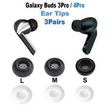 Silicone Ear Tips for Samsung Galaxy Buds 3 Pro / 4 Pro Earbuds Eartips L/M/S