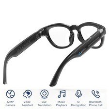 AI Smart Glasses 1080P HD Video Recording Glasses Real-Time Translation Bluetoot