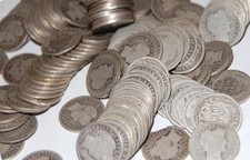 10 Barber Dimes - 90% Silver - Random Dates