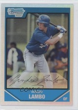 2007 Bowman Draft Chrome Draft Picks Refractor Andrew Lambo #BDPP28 09o4