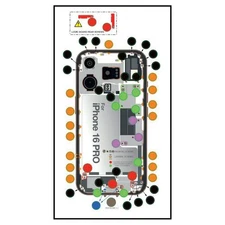 DottorPod iScrews For iPhone 16 Pro Screw Holder Tray Organiser Guide