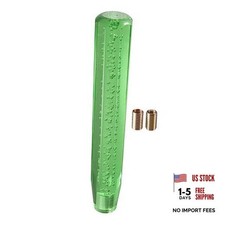 Gear Shift Knob Stick, 30cm Faux Crystal Transparent Bubble Gear Shifter Green