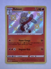 Raboot SV016/SV122 Pokemon Shining Fates Baby Shiny Vault Holo Near Mint