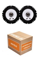 Lautsprecher Boxen Hinten Alpine SXE-1725 FüR Vw Polo Vi 2X Tief-MitteltöNer Mit