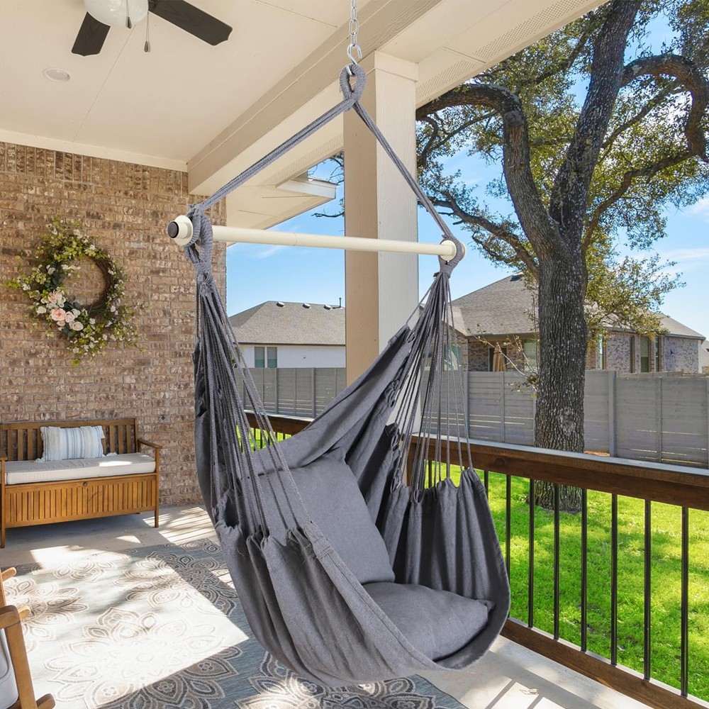 Hanging Chair Rope Swing Seat Indoor Outdoor Hammock High Load