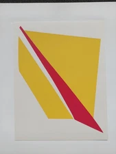 Richard MORTENSEN Original serigraph, 1956 / Original print by Mortensen