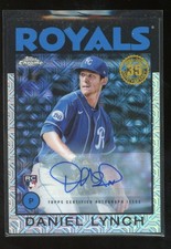 2021 Topps Update #86C-50 Daniel Lynch 1986 Topps Chrome Autographs #/99