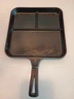 Vintage Cast Iron Wagner Ware Sidney O Bacon and Egg Breakfast Skillet 1101 A