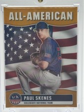 2026 Panini Prizm USA Baseball #15 Paul Skenes All-American Prizms Gold # 10/10