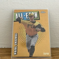 2025 Paul Skenes Gold All Etch 33/50 Color Match CAE-18