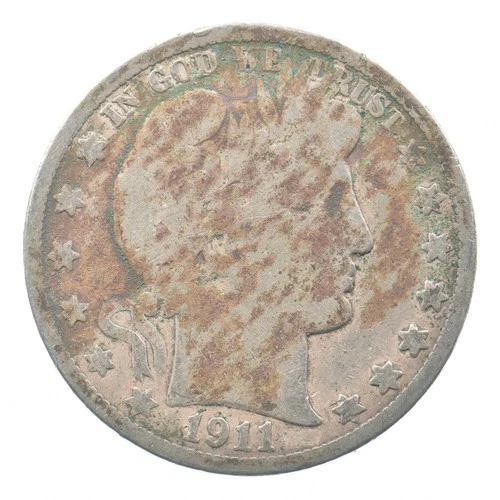 1911-S Barber Half Dollar Estate Coin Collection *374