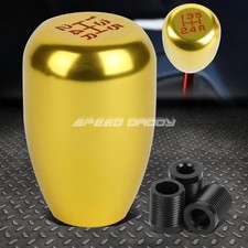 Jdm Type R Style Mtmanual Transmission 5 Speeds Gear Gold Aluminum Shift Knob