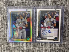 JACOB COZART 2025 Topps Pro Debut Base AUTO Refractor /199 LOT OF 2 GUARDIANS