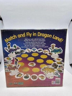 知育玩具 Dragon Tales Matching Game Dragon Tales Matching Game Preschool Toddler Vintage 2000 Milton