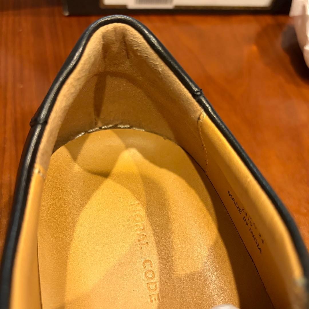 [Good condition] MORAL CODE leather sneakers black - image 10