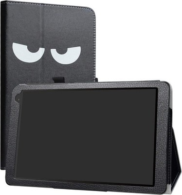 ALCATEL 1T 8082 10'' WIFI TABLET-HÜLLE SCHWARZ MIT KLAPPE  DONT TOUCH ME 